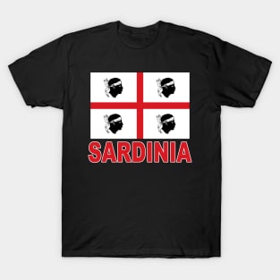 The Pride of Sardinia - Sardinian Flag Design T-Shirt